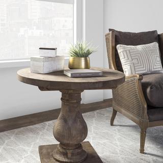 Carolina Reclaimed Pine Round End Table