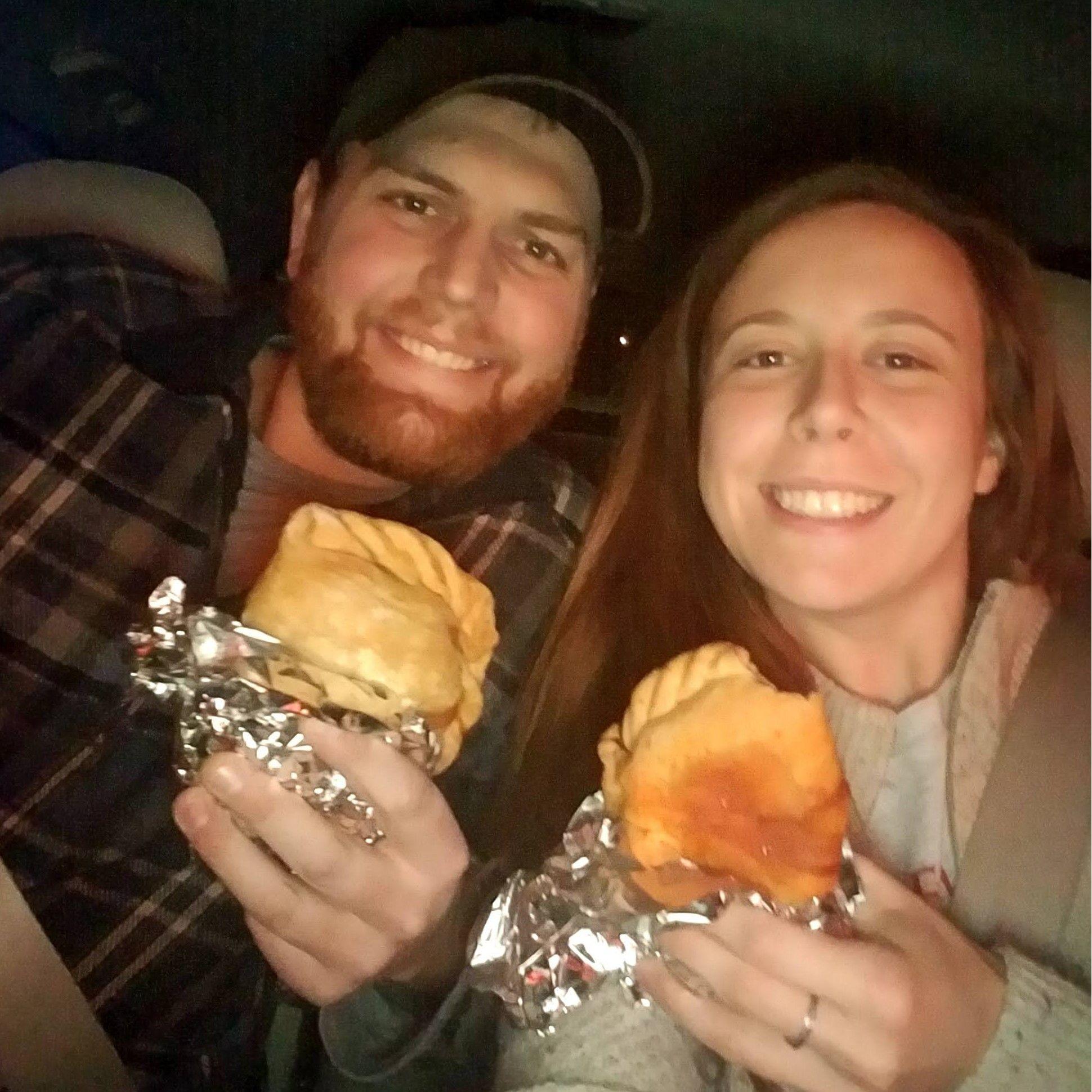 Our first trip to Petoskey, MI, to scout for our first apartment together, December 2017