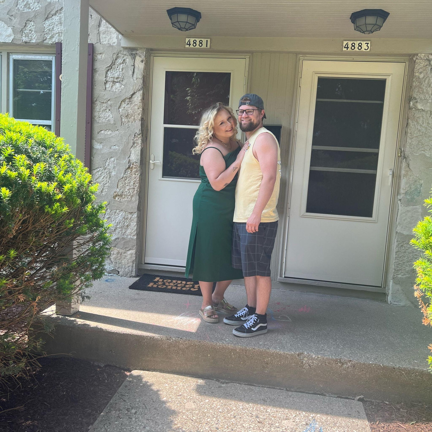Moved in to their townhome together!