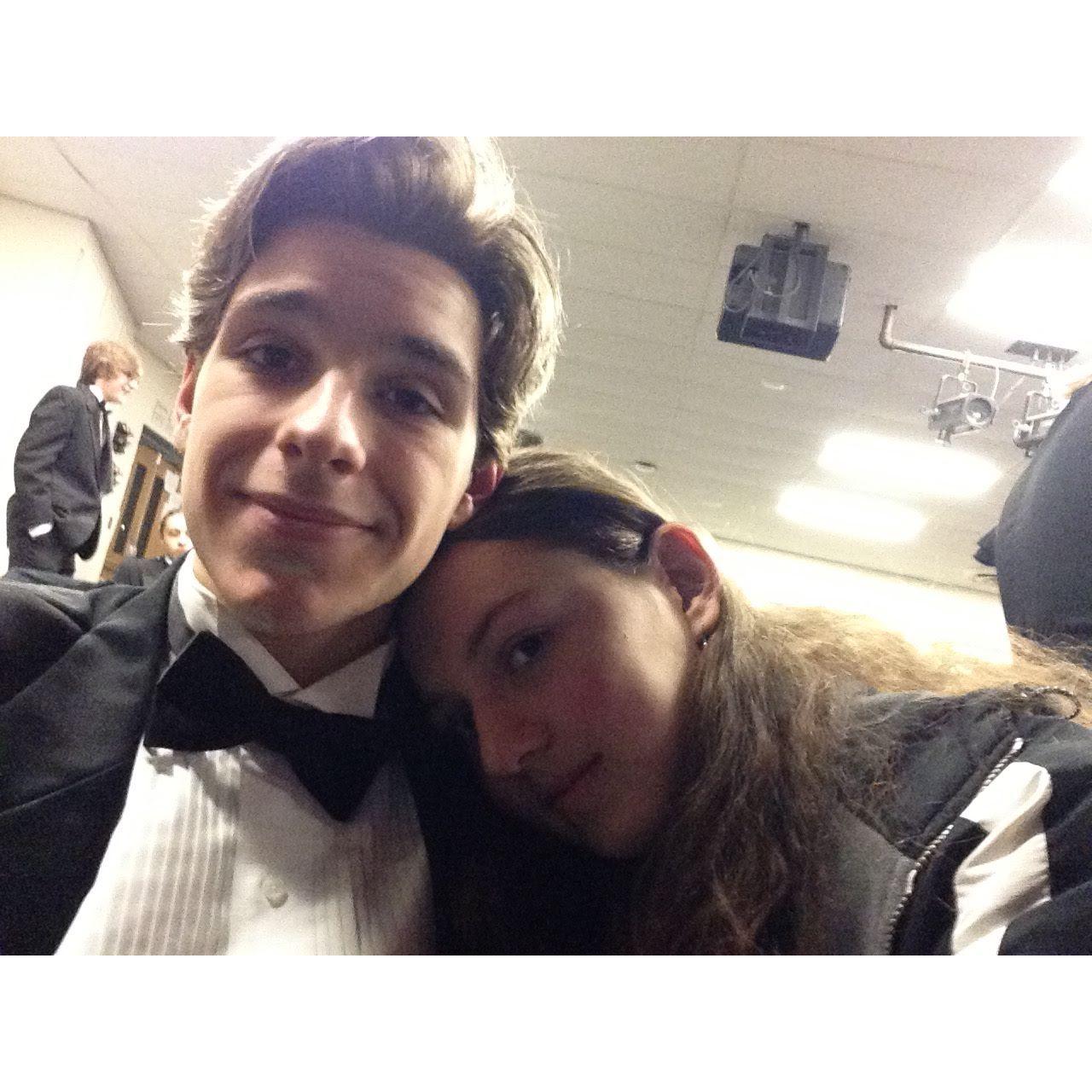 First Time Seeing Sam in a Tuxedo (Band Concert) 3/9/2018
