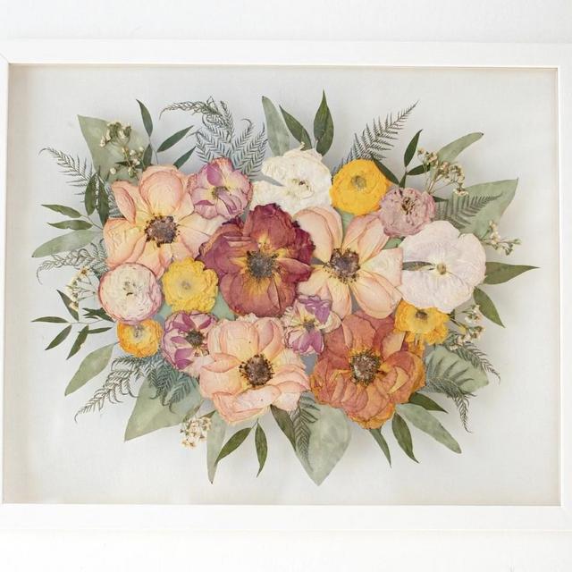 Pressed Wedding Bouquet