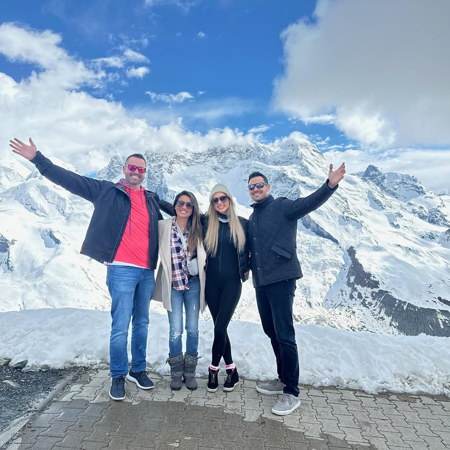 Zermatt, Switzerland with our wonderful friends, Kristi and Mike Davis.