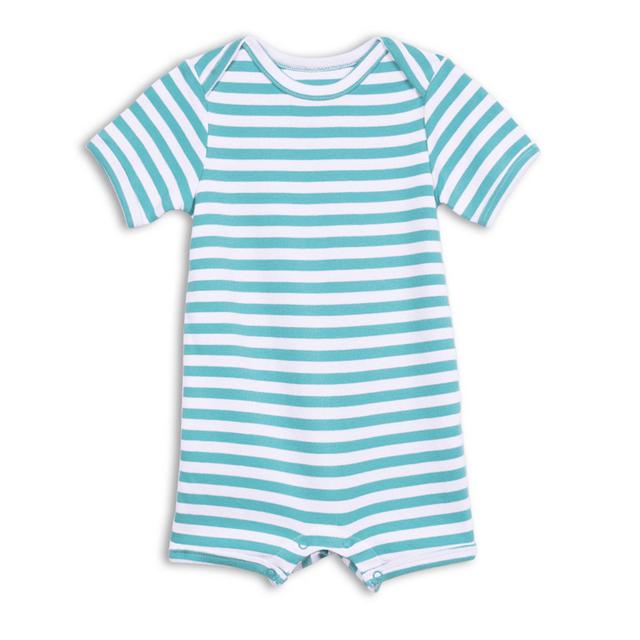 stripe babysuit shortie