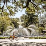 Stroll through Forsyth Park