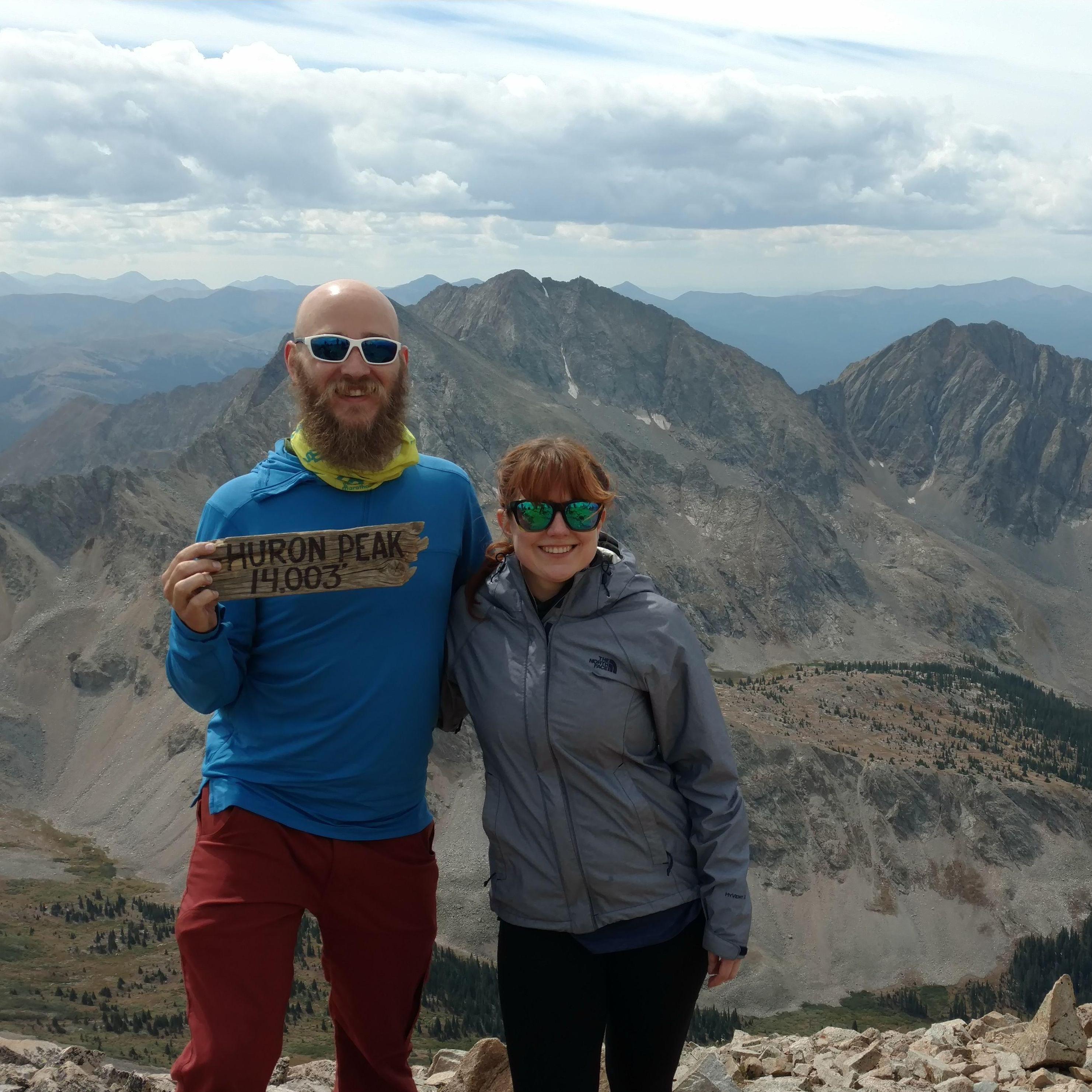 One of our first dates - Huron Peak; August 2018