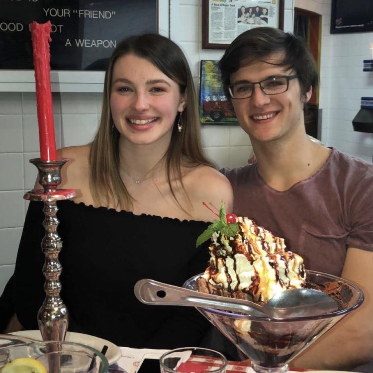 Olivia's birthday at Buca di Beppo, April 2019