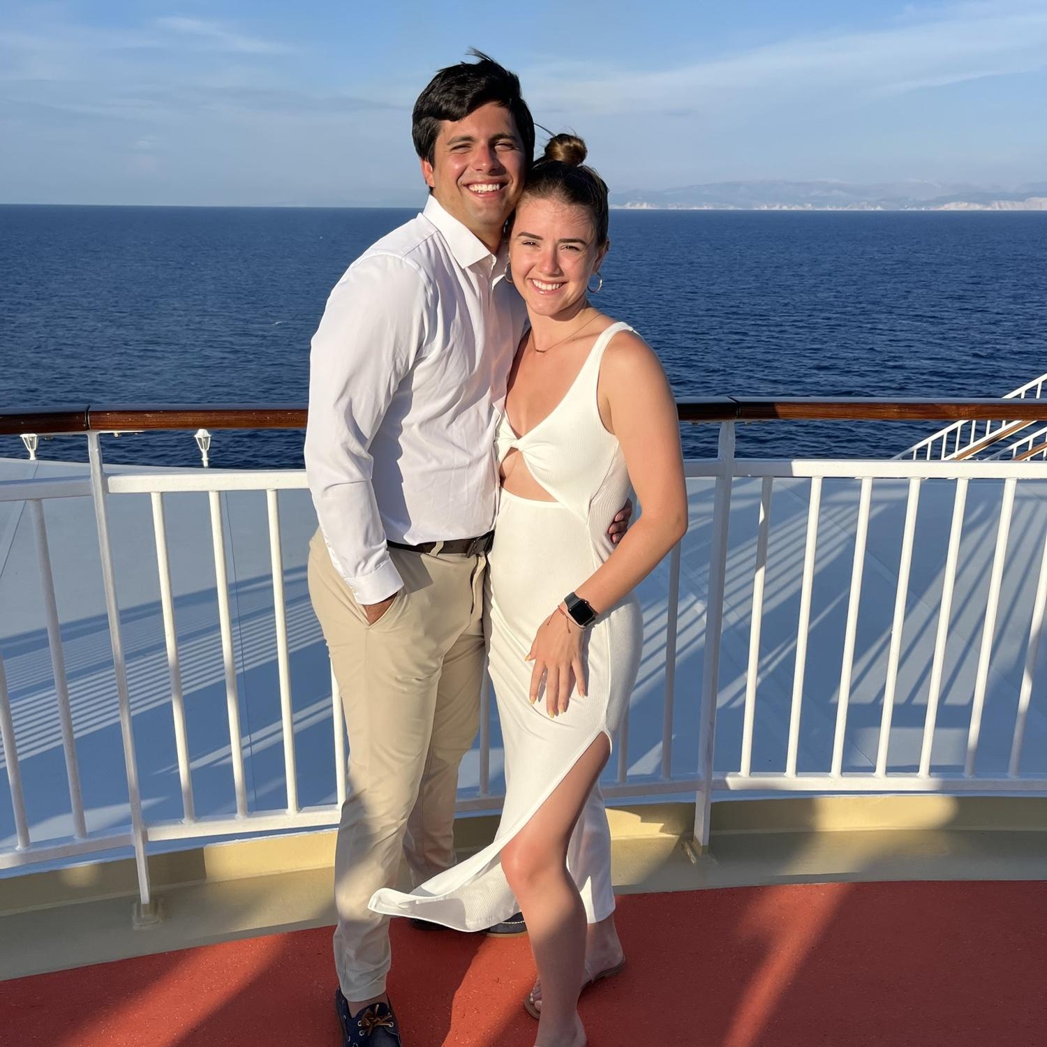 Rachel loves that she's joining a cruise family
