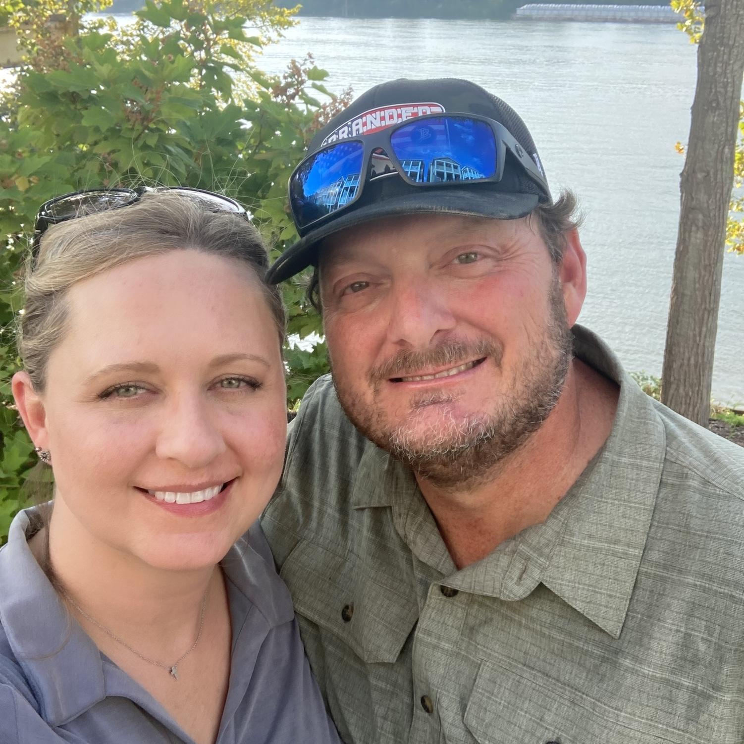 Our first photo together!  Second date.