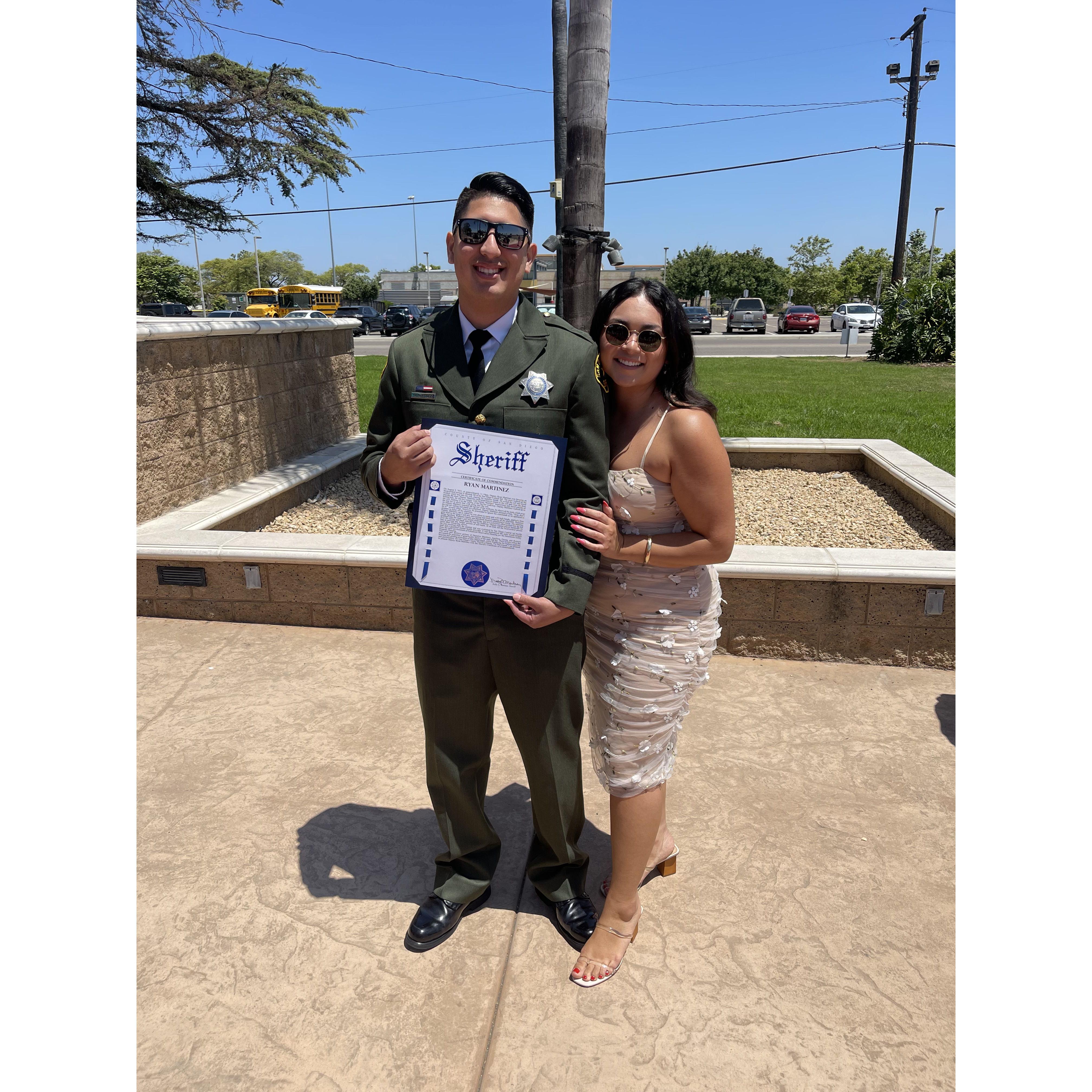 June 29th - Celebrating Ryan's award from work