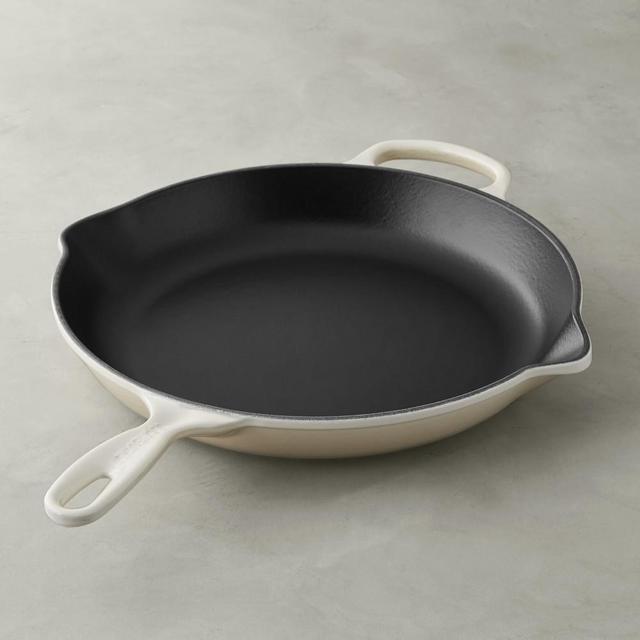 Le Creuset Signature Fry Pan, 12-in, Meringue