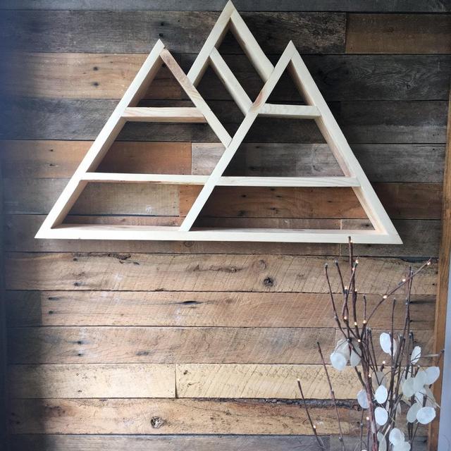 Shot Glass Shelf (jacobean stain)