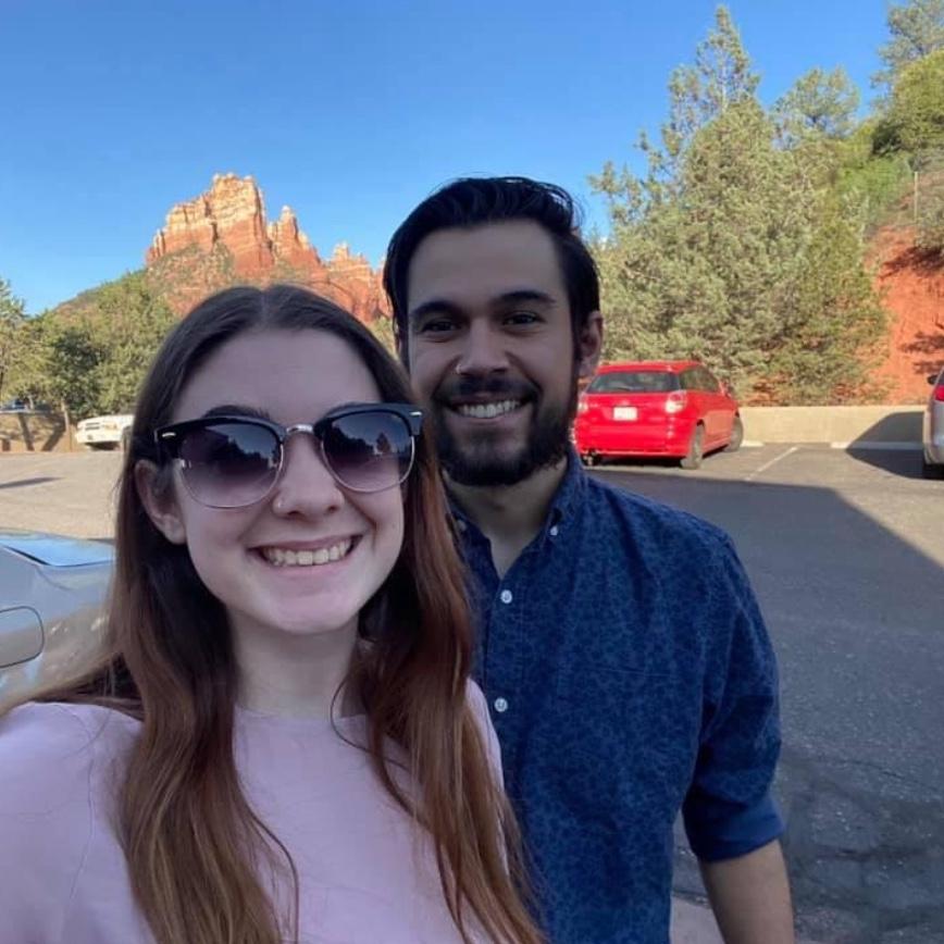 Our 2nd anniversary in Sedona… we think