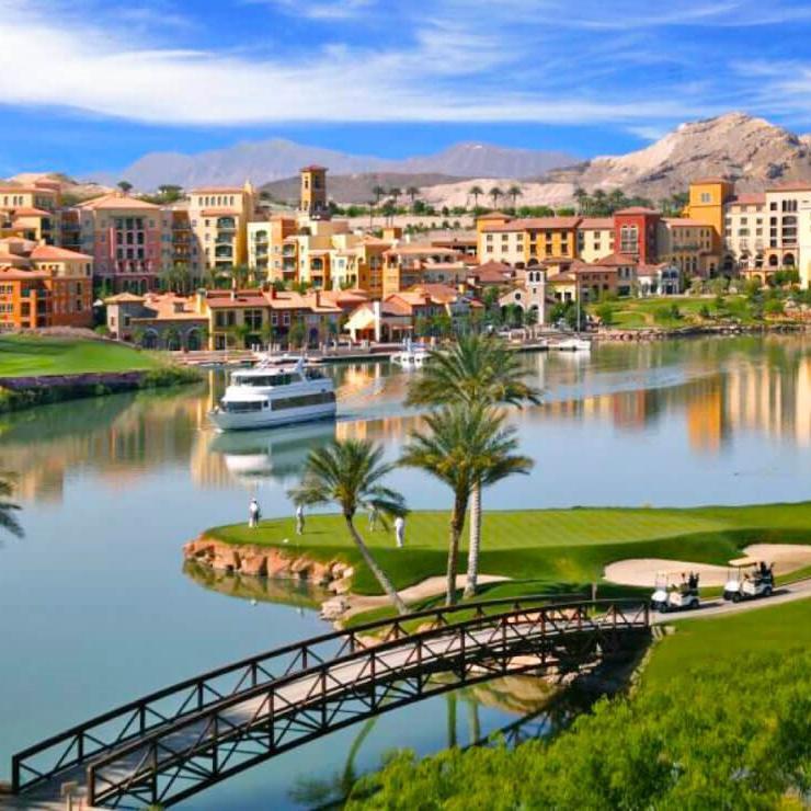 Most convenient hotel: Hilton Lake Las Vegas.  In walking distance to the bridal brunch, reception and after party.