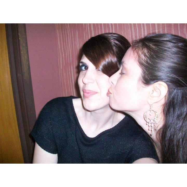 Angie and her maid of honor