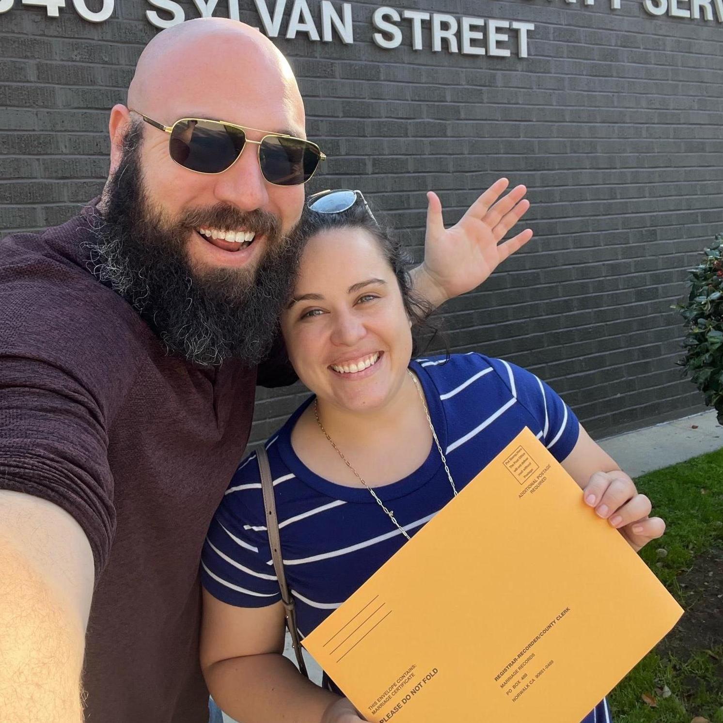 Guess who's officially licensed to wed?!?! (hint: it's us)