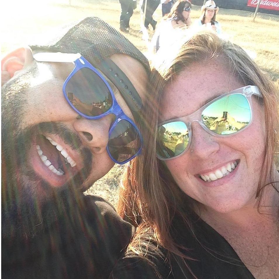 Our 1st photo together @ The Cape Blanco Country Music Fest
