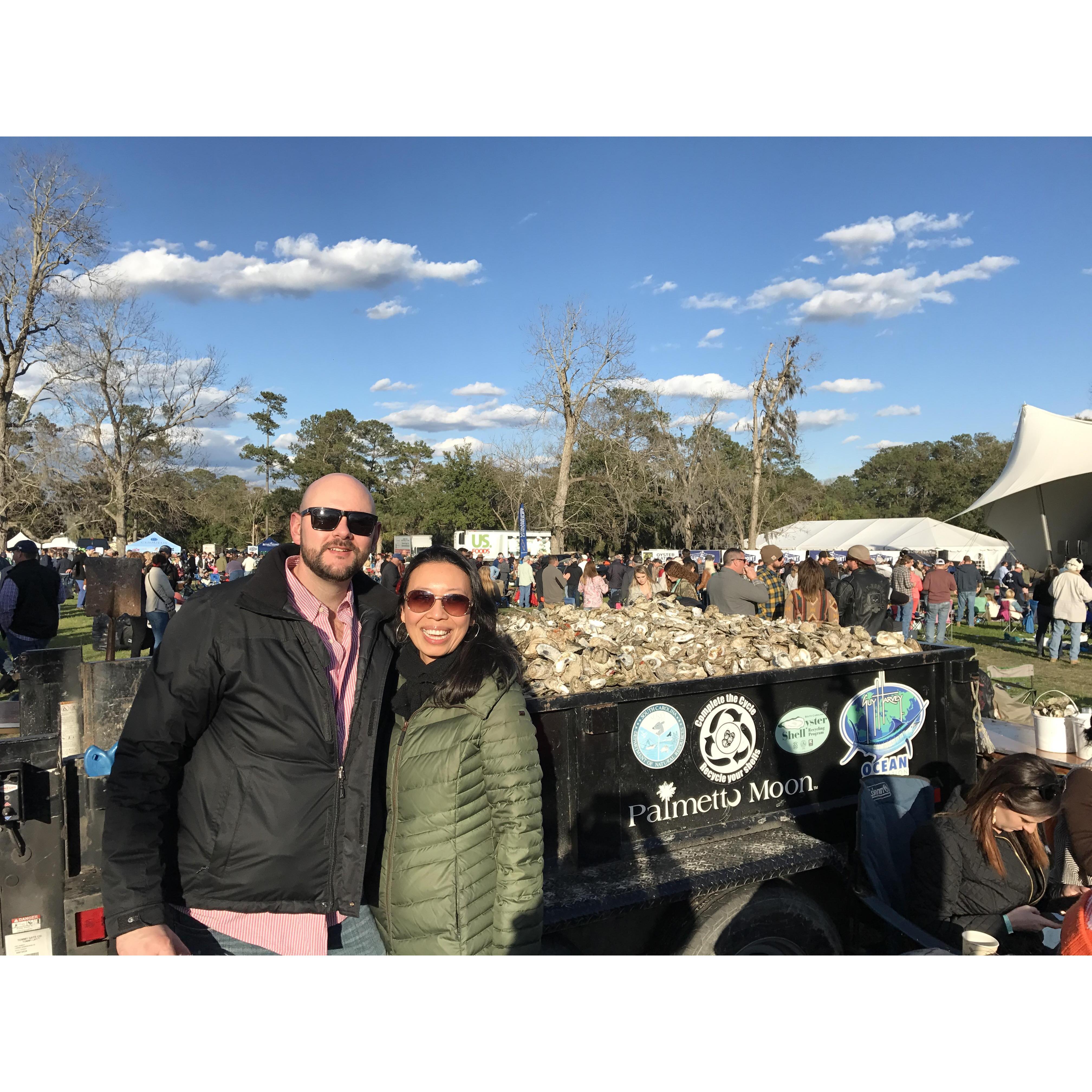 Oyster Festival in Charleston, SC.