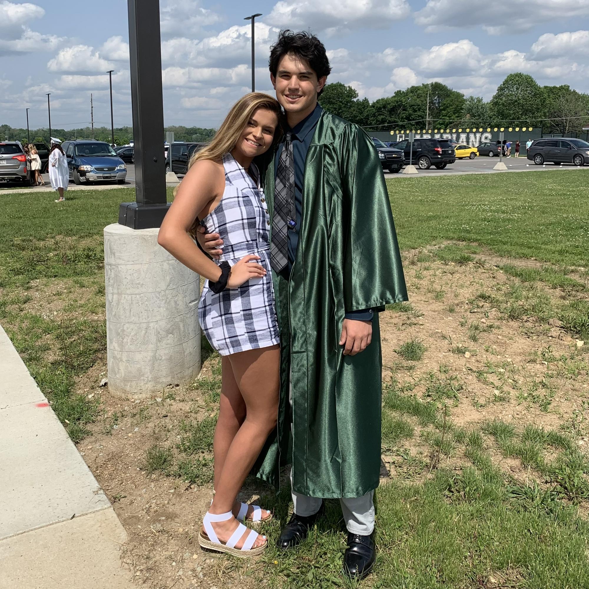 Cole's high school graduation in 2019.