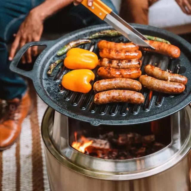 Bonfire Cast Iron Grill Top + Hub