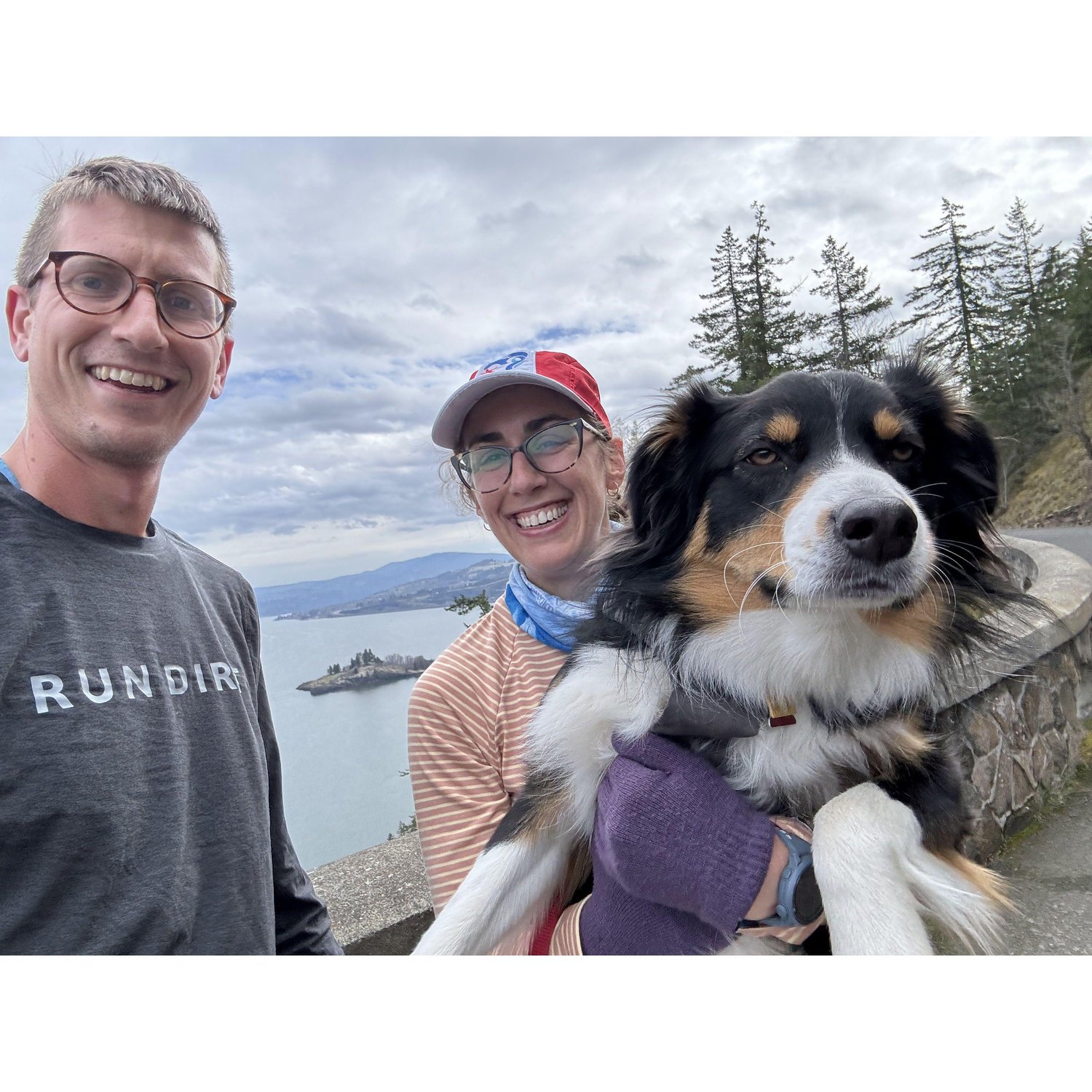 Running with Finn at the Twin Tunnels in Mosier, Oregon, 2024!