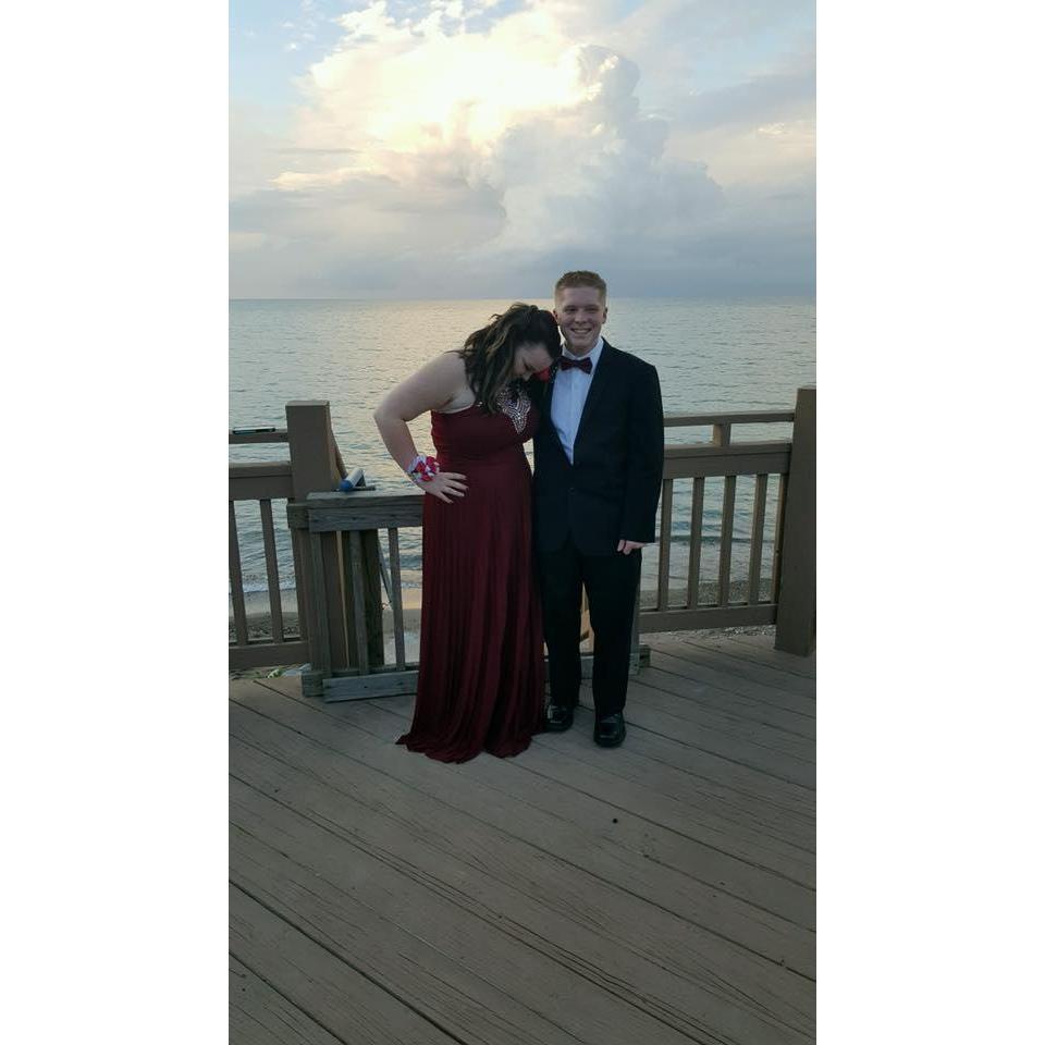 The second homecoming together, junior year of high school. This photo is by far one of our favorites!