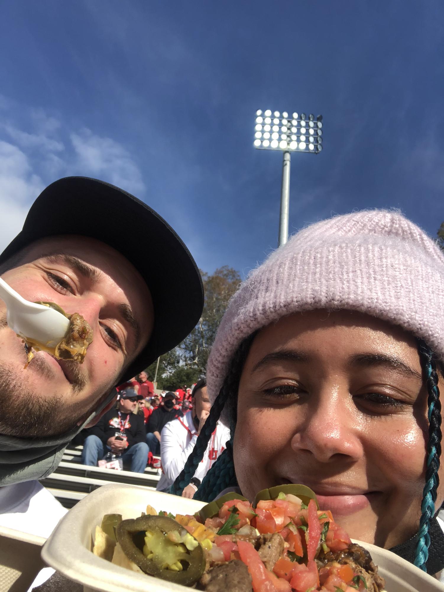 Well-fed at the Rose Bowl