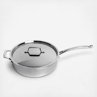 Professional Tri-Ply Saute Pan with SS Lid