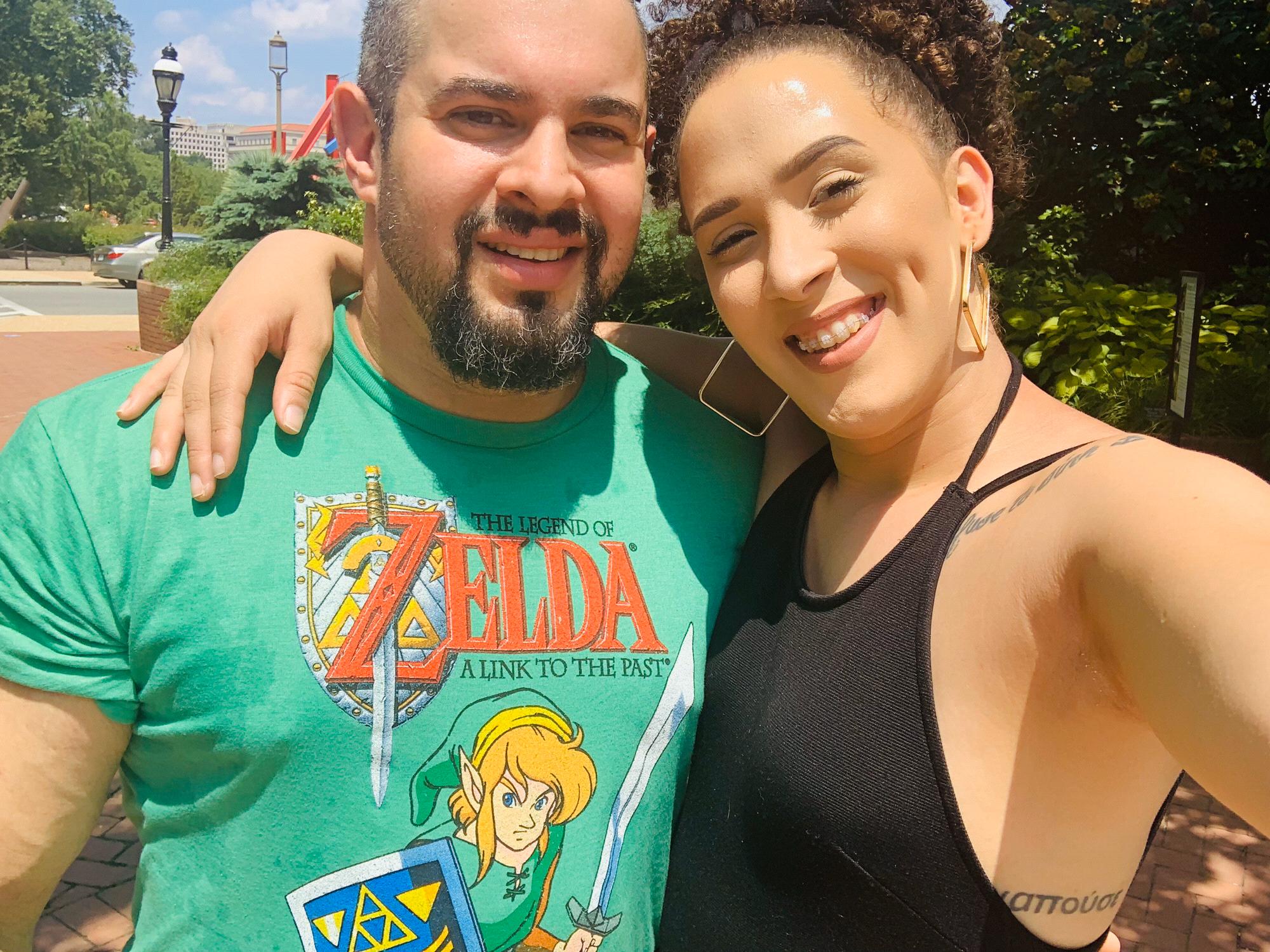 Hot DC day! Being tourists in our city