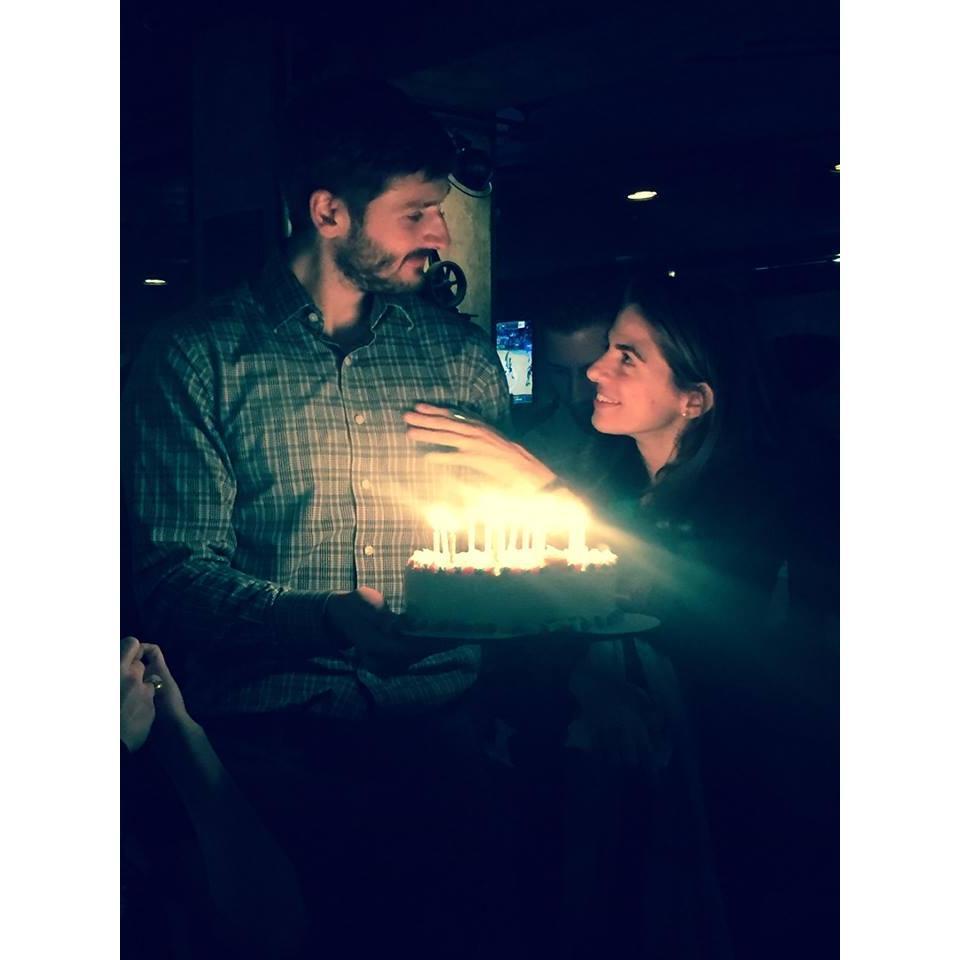 Did you really surprise me with my favorite, Ice Cream Cake?!