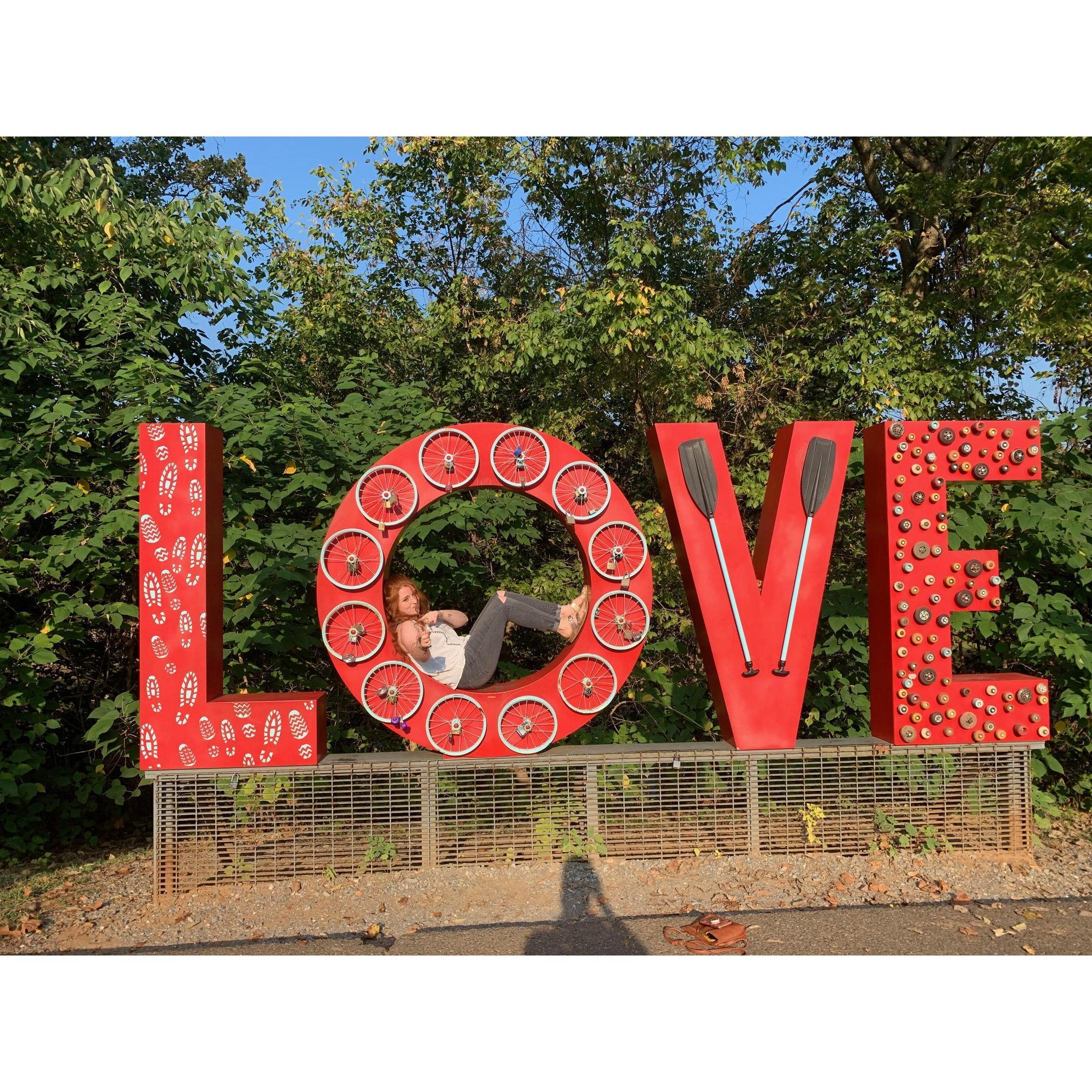 The picture says it all! (Taken in downtown Lynchburg).