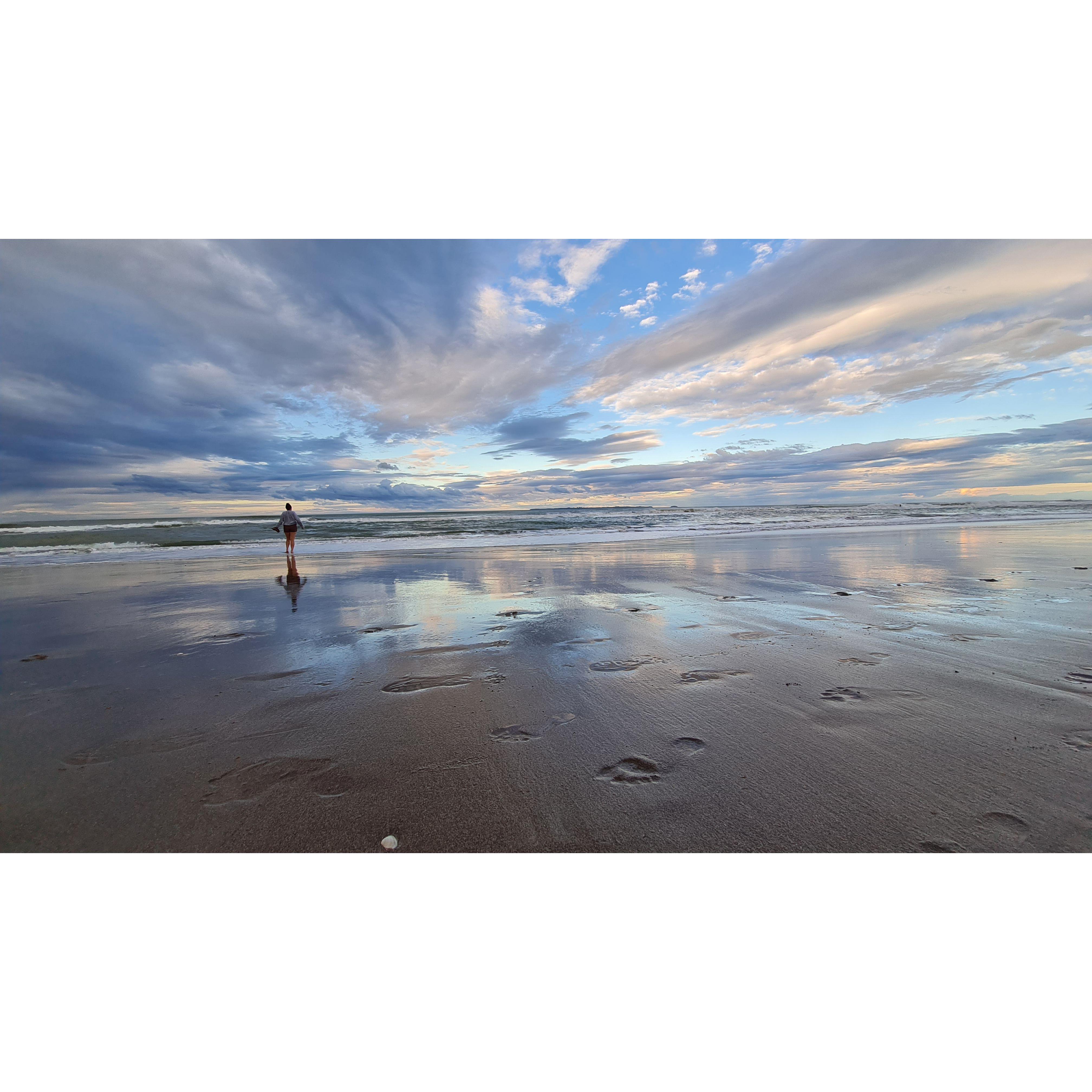 Reflections on Papamoa Beach