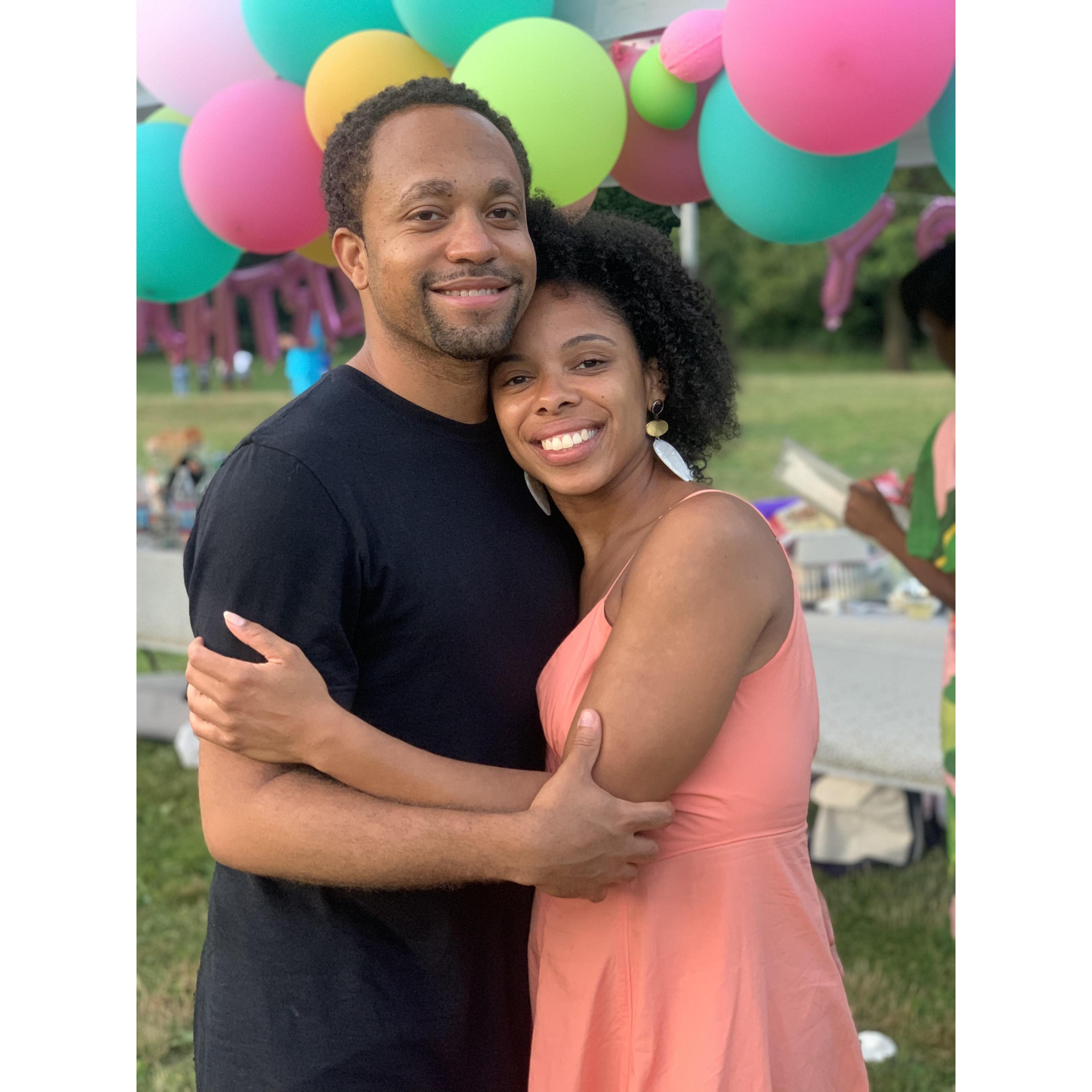 When we weren't together, we were only separated by Prospect Park, Devin at the north end and Janis at the south, which was our number #1 meeting spot through Covid.