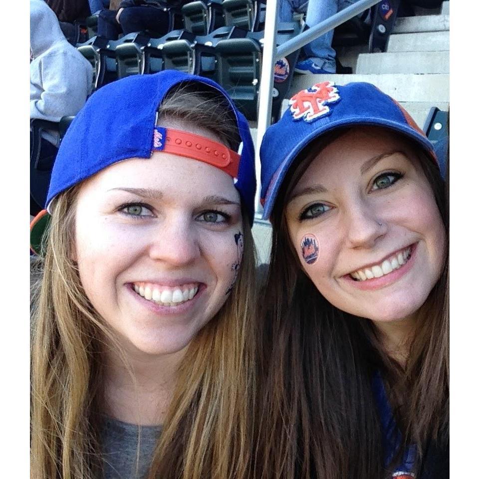 Our first baseball game together! Mets v Braves