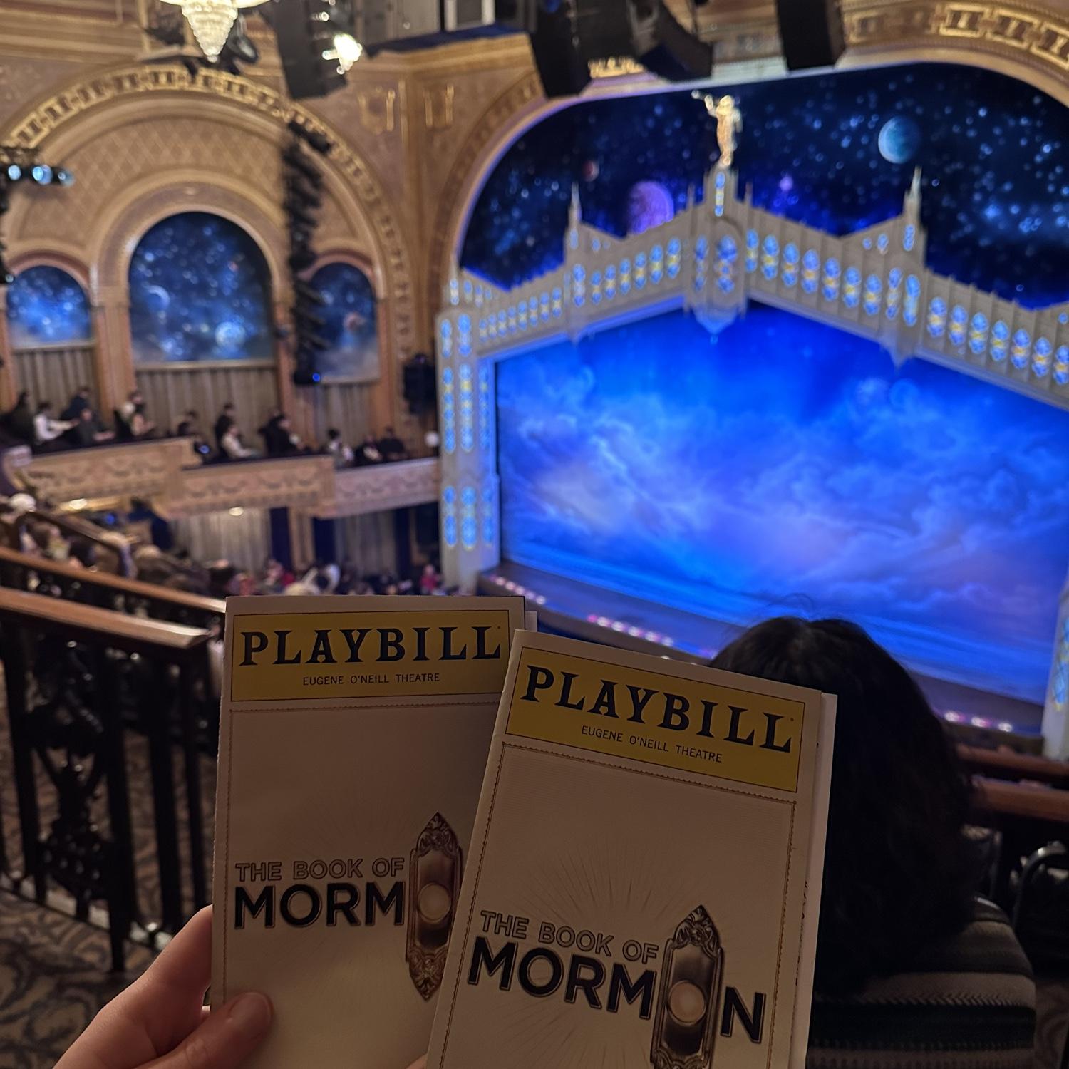 Stephen’s first Broadway show, a trip for his birthday!