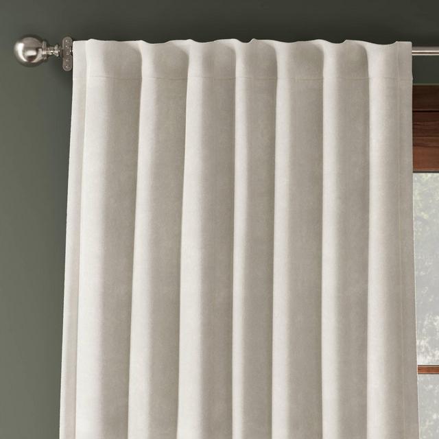 50"x63" Blackout Chenille Curtain Panel Ivory - Threshold™