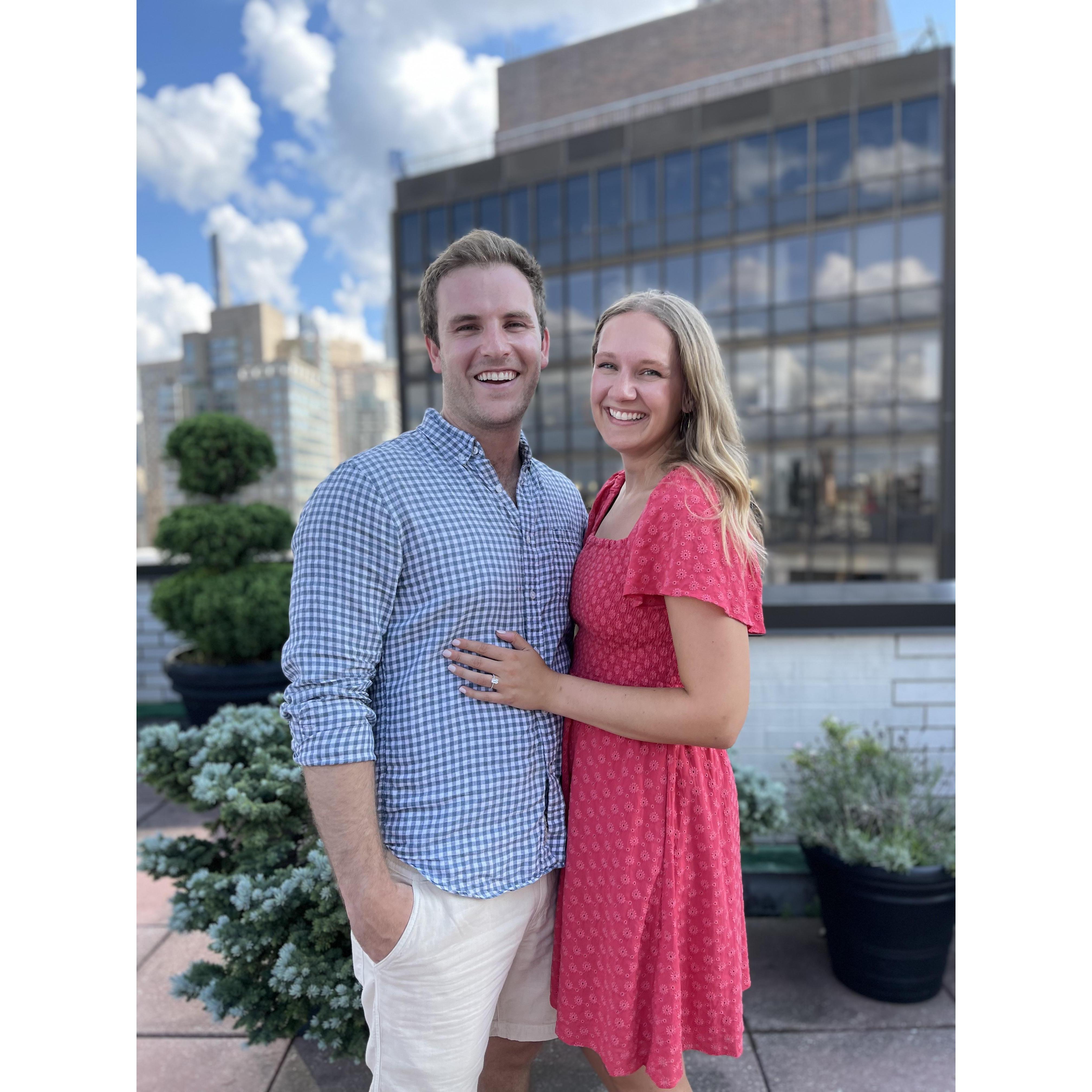 @ our engagement party