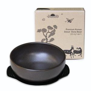 Crazy Korean Cooking Korean Stone Bowl (Dolsot), Sizzling Hot Pot for Bibimbap and Soup (Large, No Lid) - Premium Ceramic