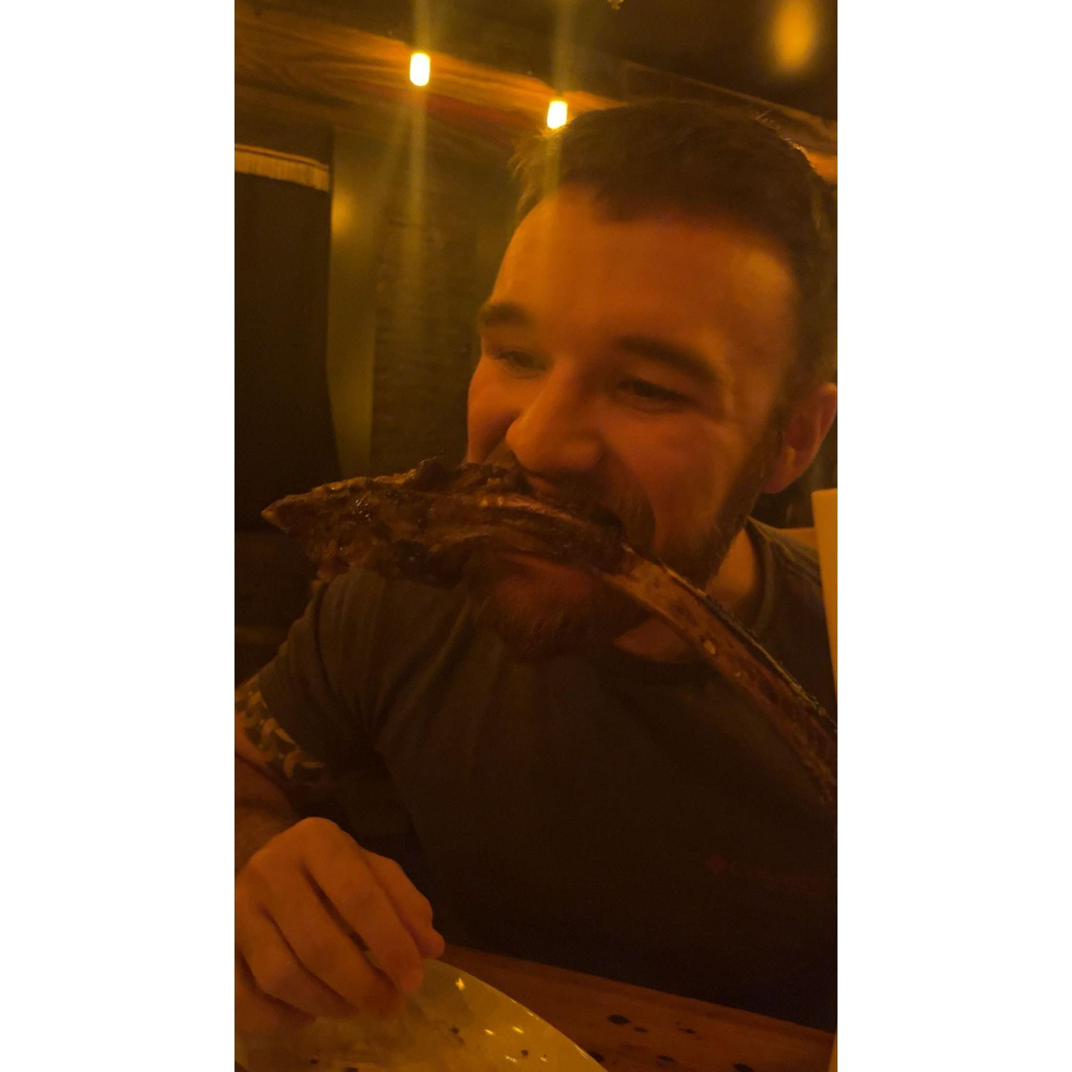 SO. MUCH. STEAK.