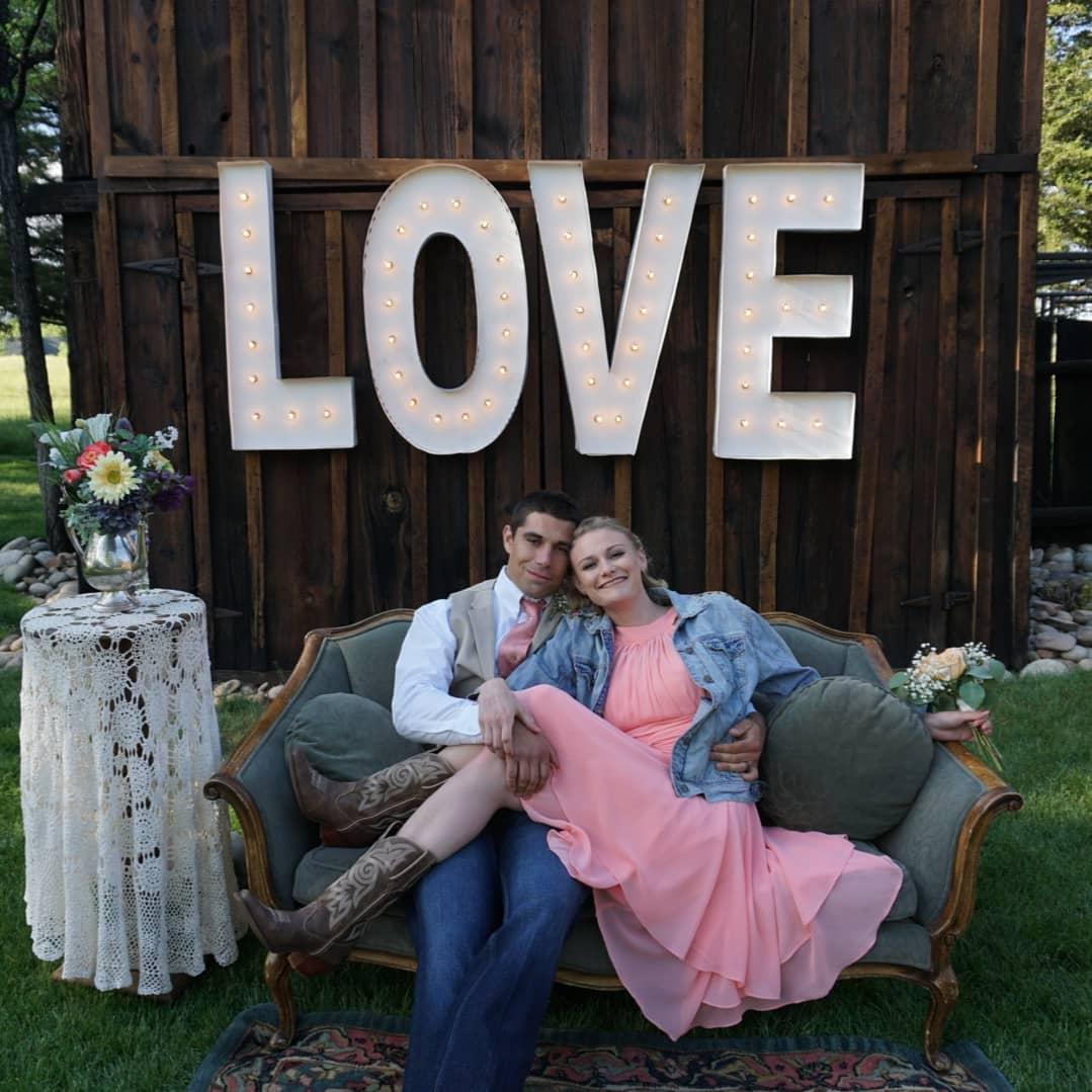 At Zach and Anita's wedding.