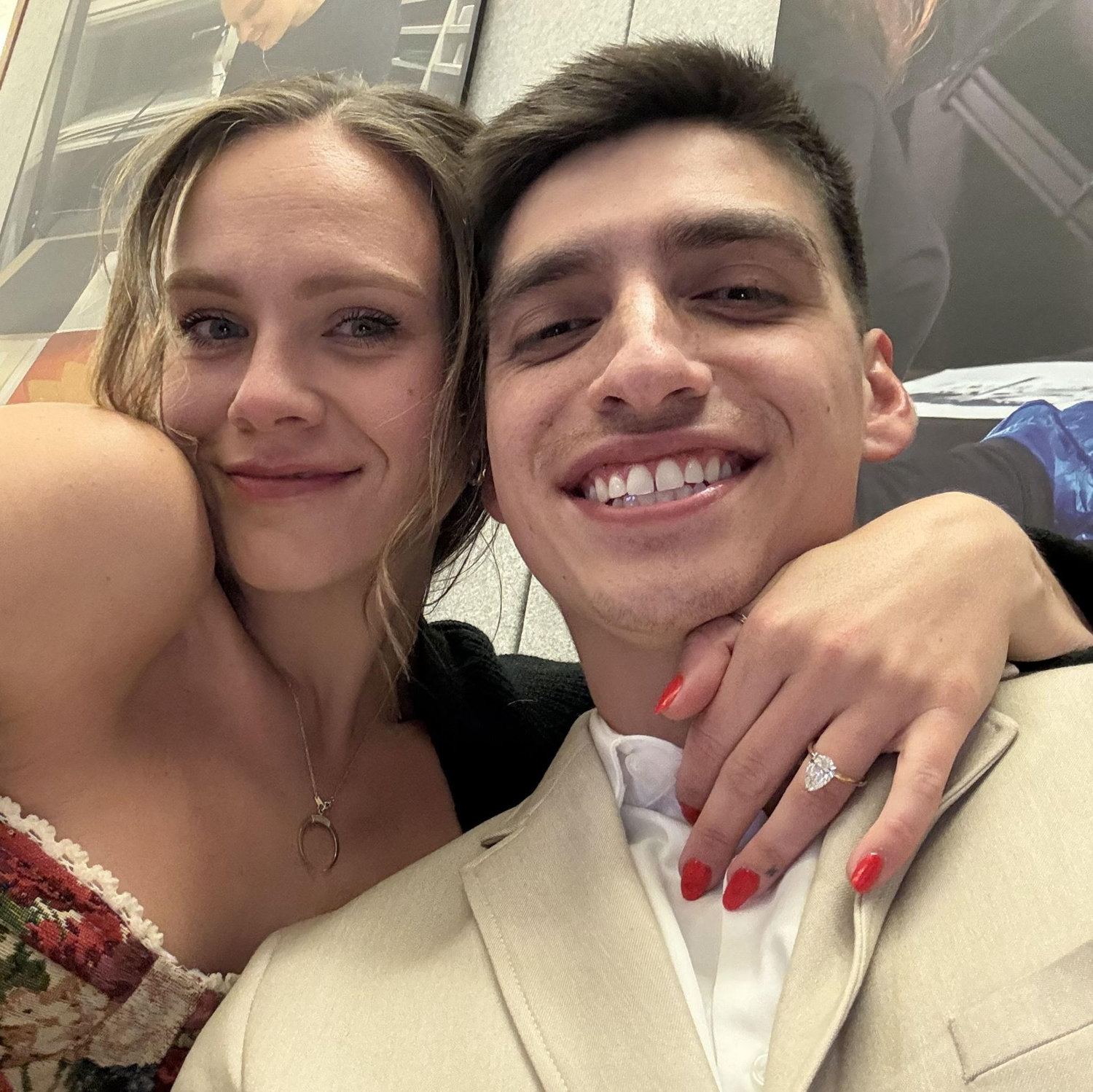 Shortly after we got engaged.