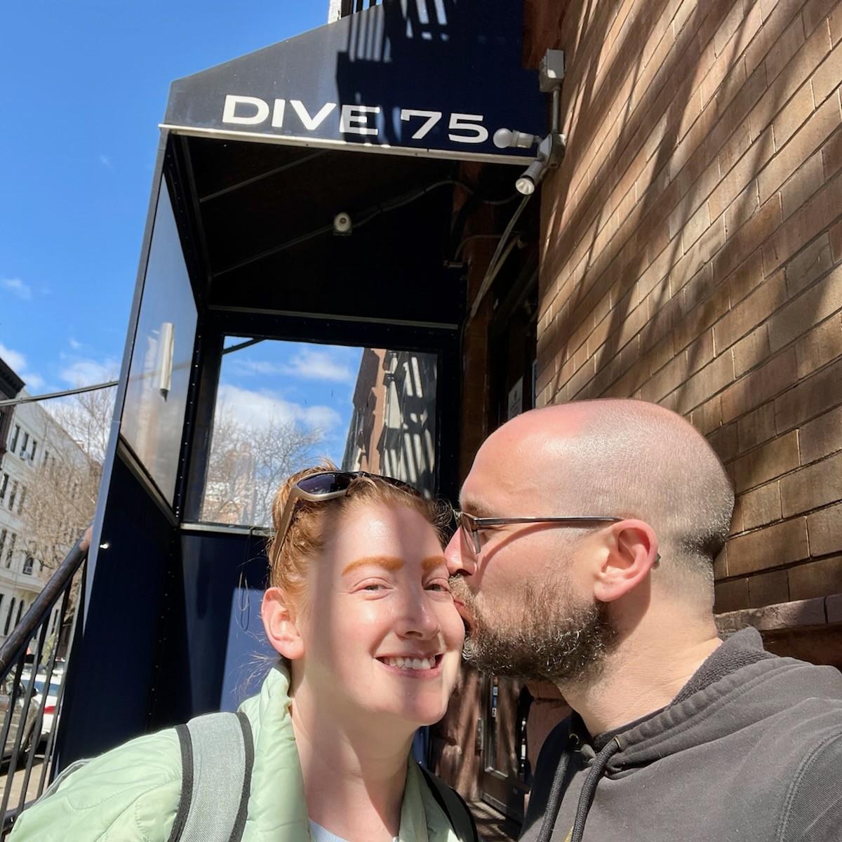 Returned to the spot of our first date.