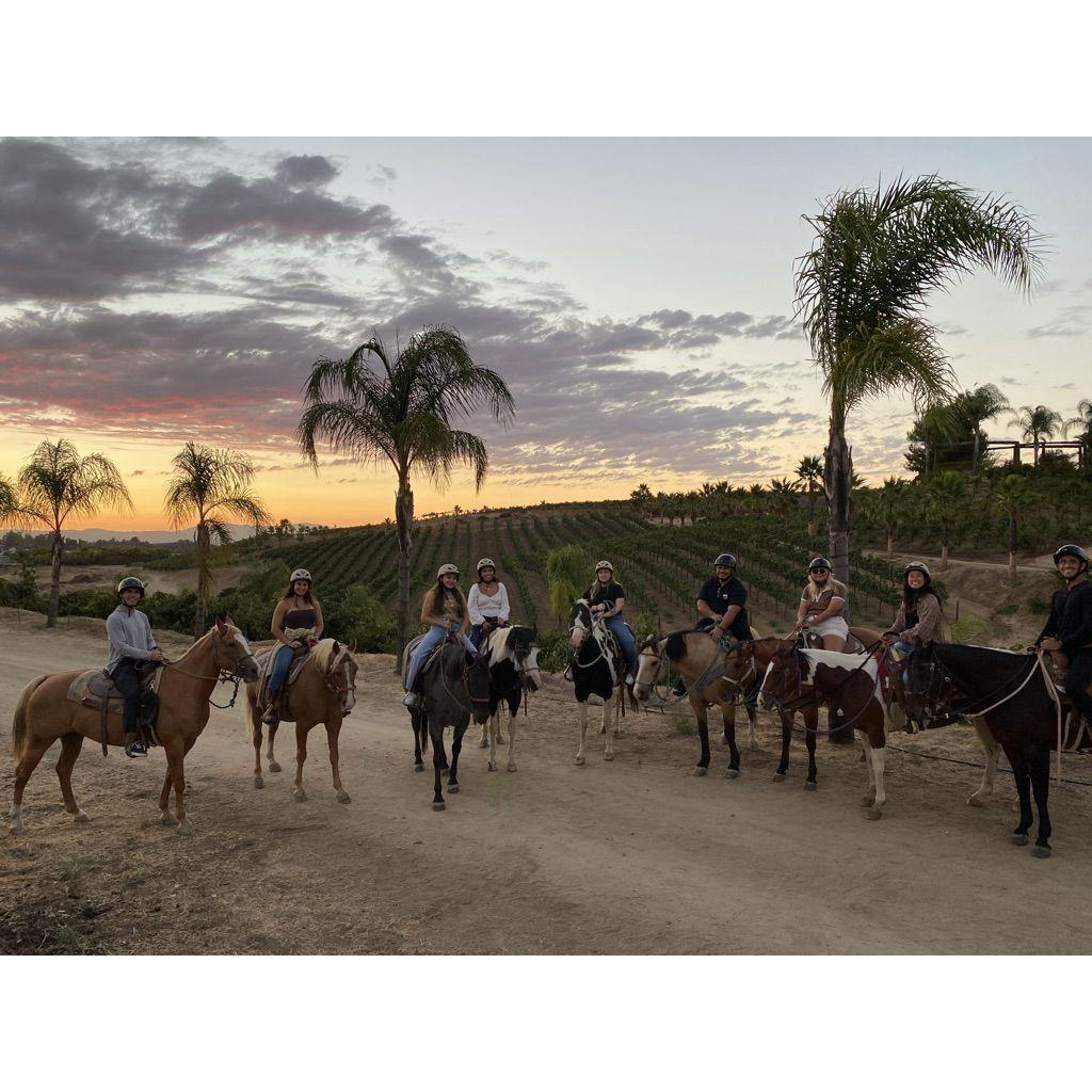 Horse back riding with our best friends :)