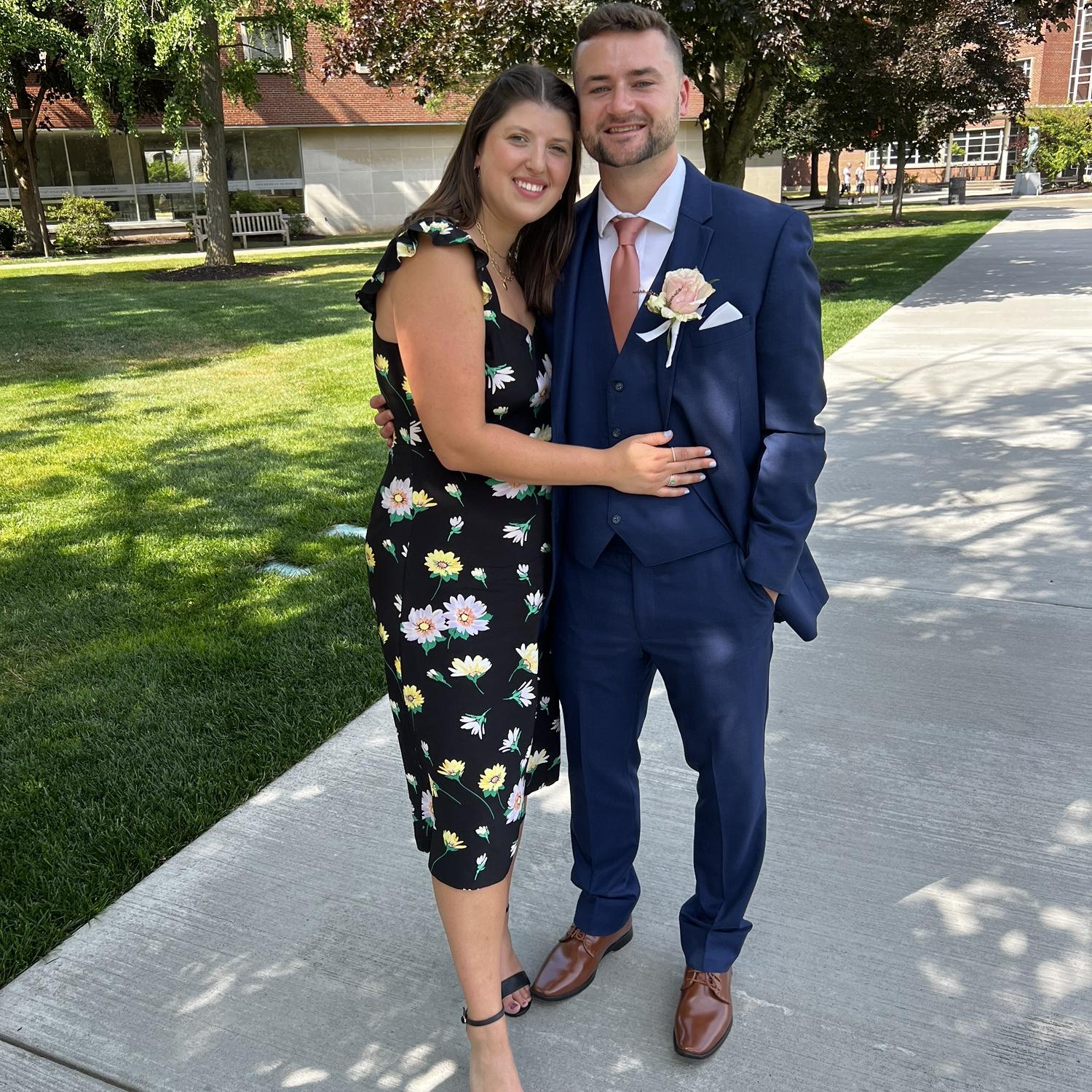 The Elliot’s said ‘I Do’ in Syracuse where they met and fell in love!