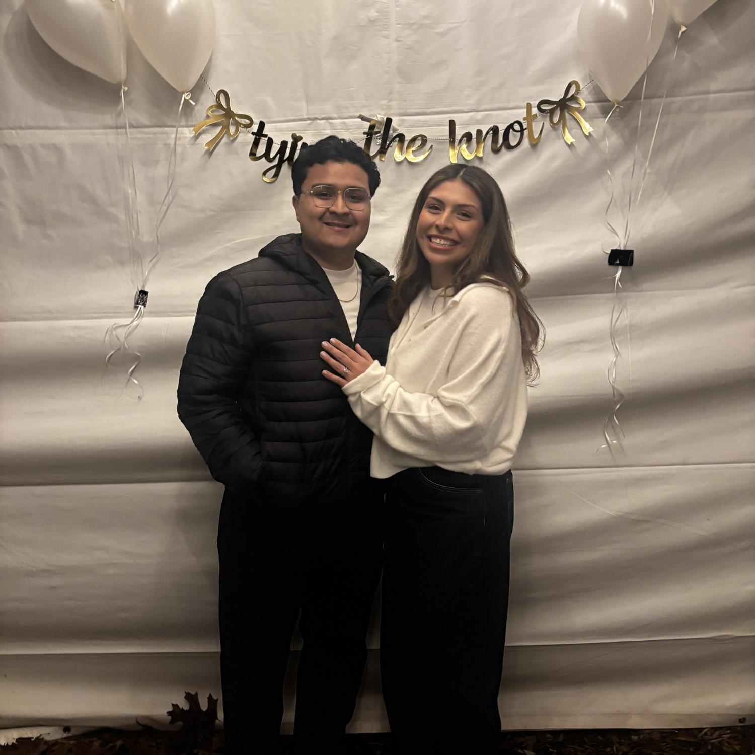 Our engagement party🤍💍
