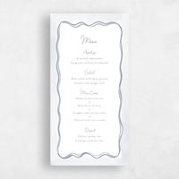 Grey Wedding Menu - Darlington