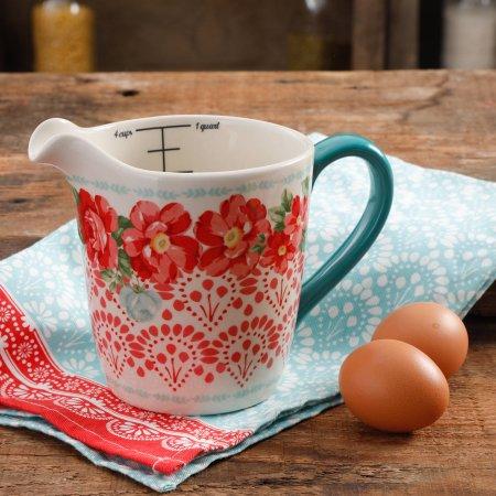 The Pioneer Woman Vintage Floral 4-Cup Measuring Cup