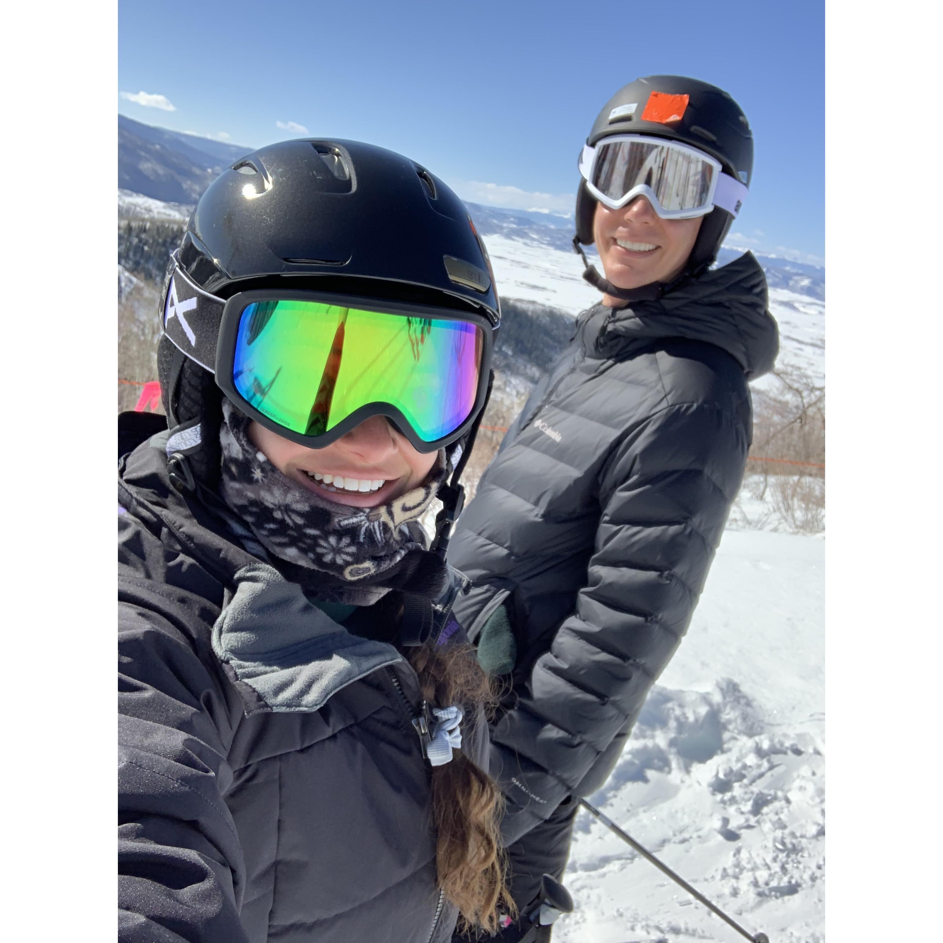 Don't let this picture fool you, Ben does not like skiing. Steamboat, Colorado.