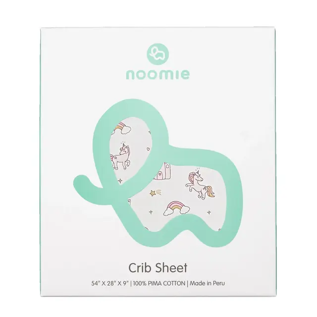 Unicorn World Crib Sheet