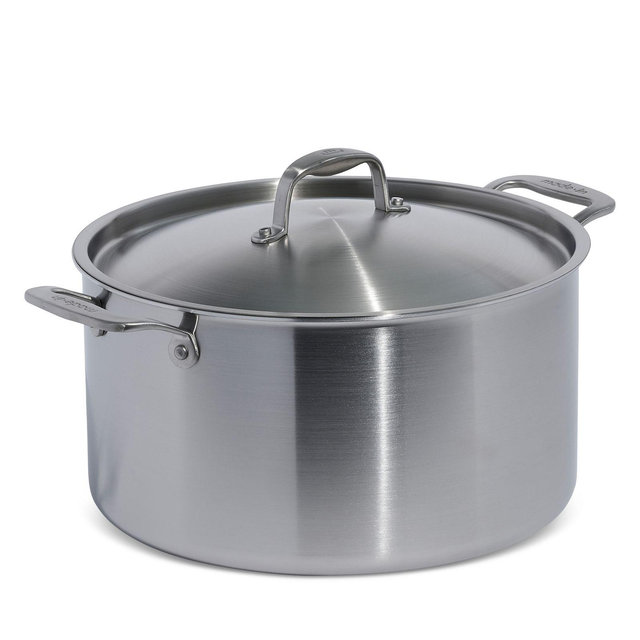 Made In 5 Ply Stainless Clad 12 Qt. Stockpot and Lid