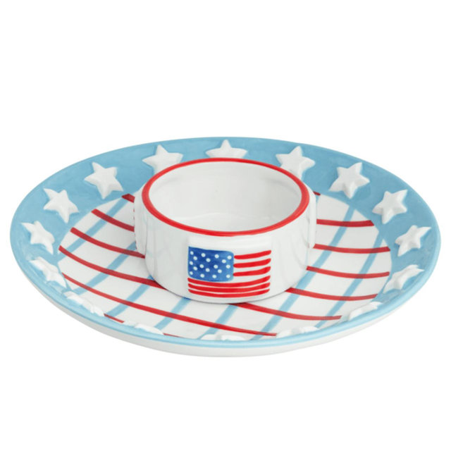 Americana Chip And Dip Set